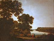 Joris van der Haagen View on the River Meuse painting